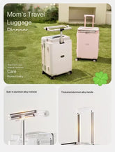 Mindel carry on luggage with kids seat